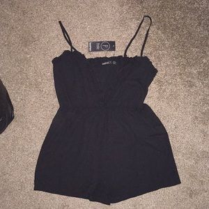 Boohoo Black Romper